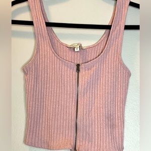 Express “One Eleven” ~ zipper tank top